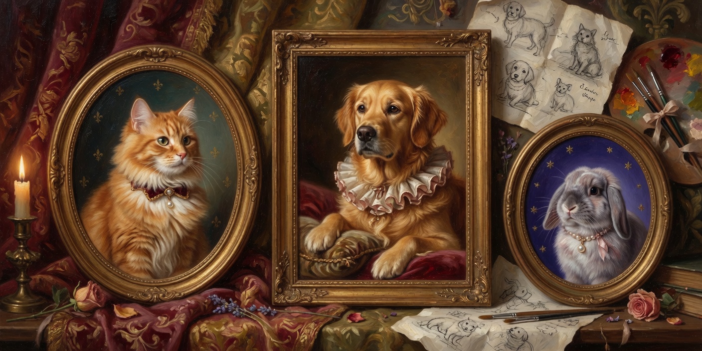 Custom Pet Portraits: The Complete Guide to Styles & Sizes