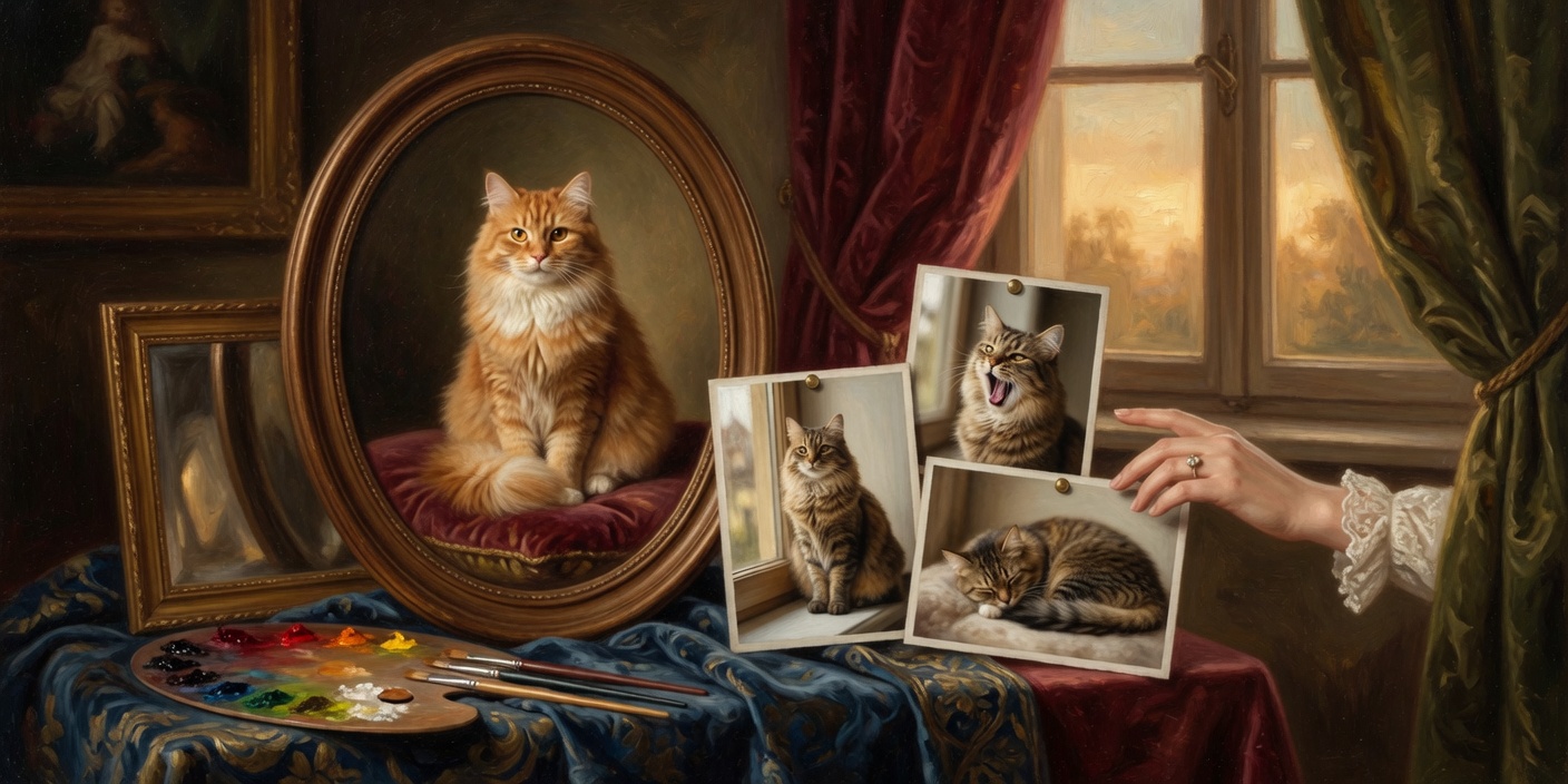 How to Choose the Best Photo for Your Pet Portrait